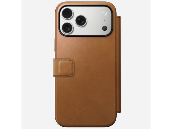 Nomad Modern Leather Folio, Folio, Apple, iPhone 17 Pro Max, 17,5 cm (6.9"), Tan (gul-brun)