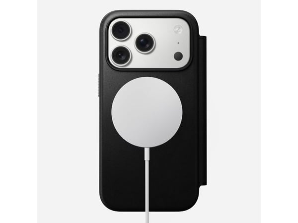 Nomad Modern Leather Folio, Folio, Apple, iPhone 17 Pro, 16 cm (6.3"), Svart