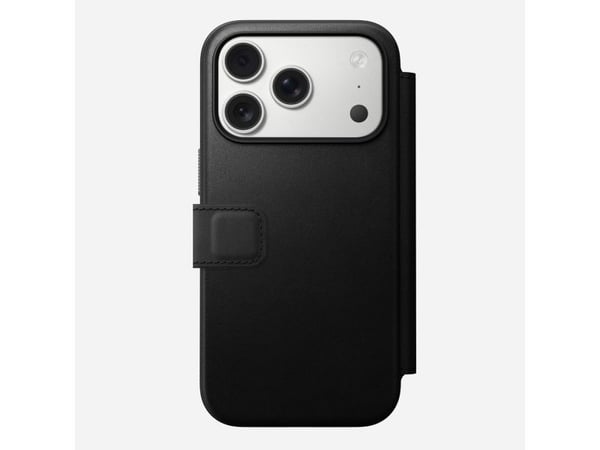 Nomad Modern Leather Folio, Folio, Apple, iPhone 17 Pro, 16 cm (6.3"), Svart