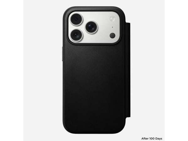 Nomad Modern Leather Folio, Folio, Apple, iPhone 17 Pro, 16 cm (6.3"), Svart