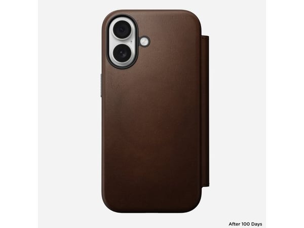 Nomad NM014209858, Folio, Apple, iPhone 17, 16 cm (6.3"), Brun