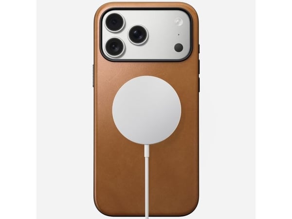Nomad Modern Leather Case, Etui, Apple, iPhone 17 Pro Max, 17,5 cm (6.9"), Tan (gul-brun)