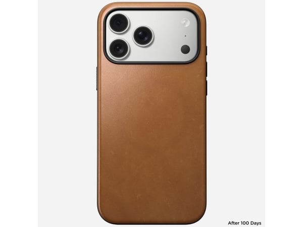 Nomad Modern Leather Case, Etui, Apple, iPhone 17 Pro Max, 17,5 cm (6.9"), Tan (gul-brun)