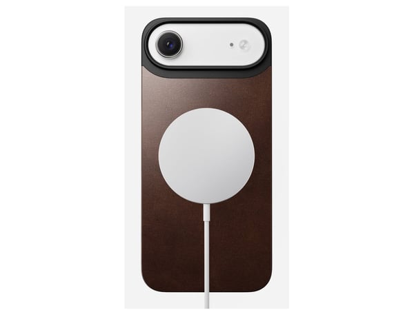 Nomad Mag Leather Back, Cover, Apple, iPhone Air, 16.5 cm (6.5"), Brown