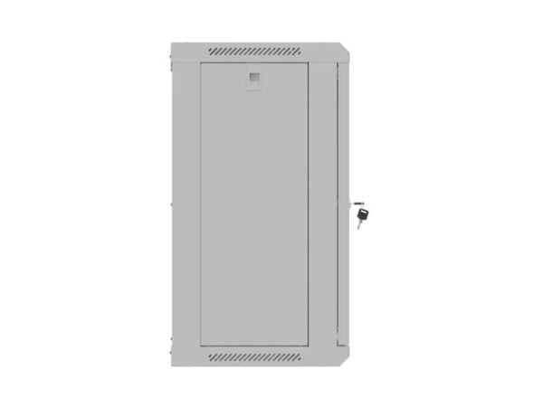 19" RACKMONTERBART INSTALLASJONSSKAP 12U 540X350 GRÅ GLASSDØR LANBERG (FLAT PAKKE)