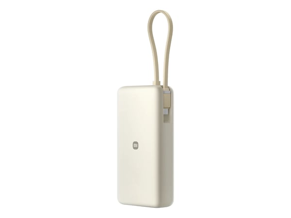 Xiaomi PB2067 - Strømbank - integrated cable - 20000 mAh - 74.37 Wh - 67 watt - 3.25 A - Fast Charge, QC 2.0, QC 3.0, QC 3.5, PD 2.0, Power Deliver...