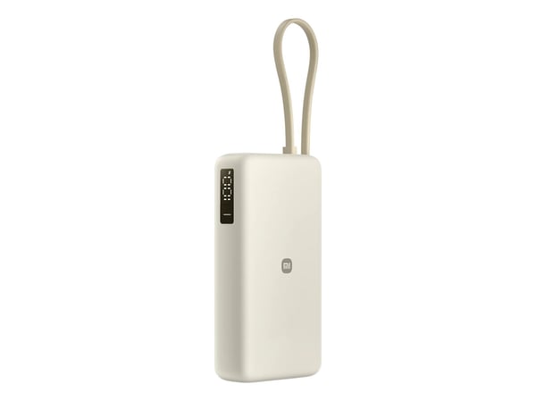 Xiaomi PB2067 - Strømbank - integrated cable - 20000 mAh - 74.37 Wh - 67 watt - 3.25 A - Fast Charge, QC 2.0, QC 3.0, QC 3.5, PD 2.0, Power Deliver...