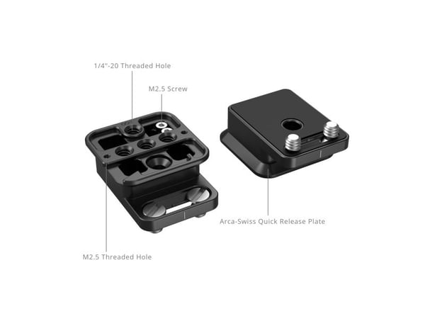 SmallRig 5802, Svart, Aluminium, Rustfritt stål, 182 g, 152 mm, 63,9 mm, 109,5 mm