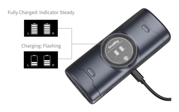 SmallRig 5696, Lithium-Ion (Li-Ion), 2 stykker, Batterier medfølger