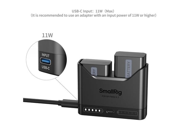 SmallRig 5488, Lithium-Ion (Li-Ion), 2 stykker, Batterier medfølger