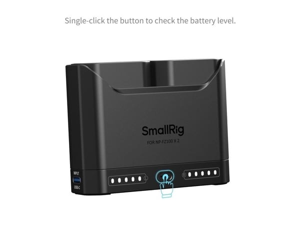 SmallRig 5483, Lithium-Ion (Li-Ion), 2 stykker, Batterier medfølger