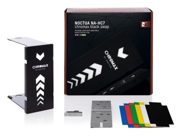 Noctua NA-HC7, Monteringsplate, Aluminium, Sort, NH-U12A, 1 stykker, Boks