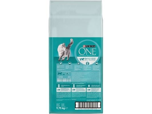 PURINA ONE Aikuisten kissan kuivamuonaa, kanaa ja viljaa 9.75kg