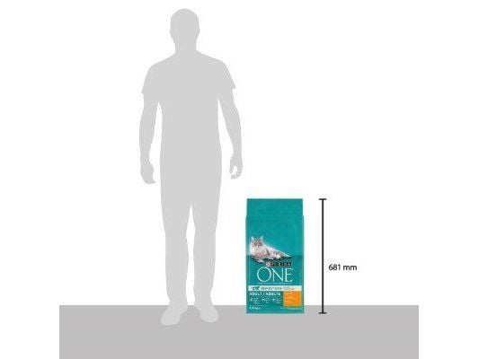 PURINA ONE Aikuisten kissan kuivamuonaa, kanaa ja viljaa 9.75kg
