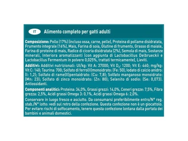 PURINA ONE Aikuisten kissan kuivamuonaa, kanaa ja viljaa 9.75kg