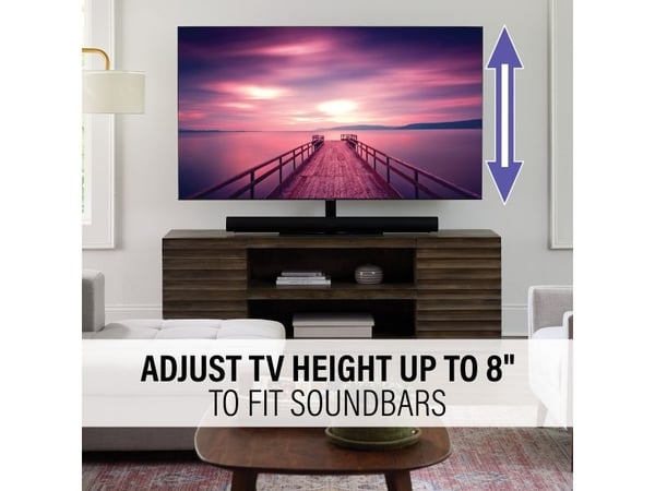 Sanus VSTV2 - Ställ - vridbar - för TV - metallbas - svart - skärmstorlek: 40"-86"