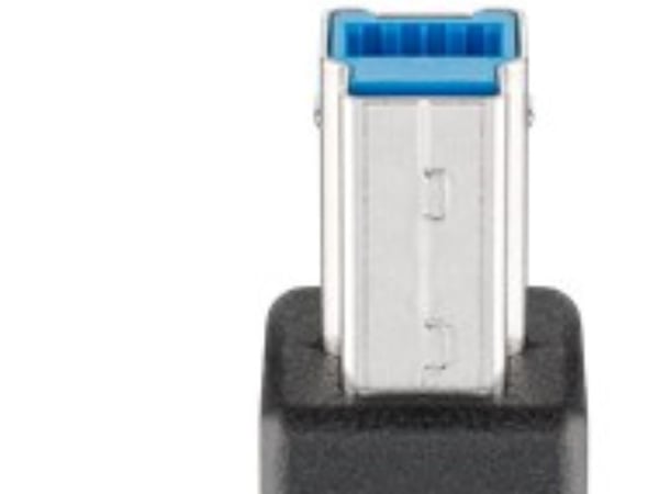 goobay - USB-kabel - USB Type B (hann) til USB-C (hann) - USB 3.0 - 1 m - rund