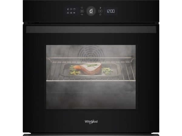 Whirlpool WOI4S8PM0SBA - Ovn - med dampfunksjon - innebygd - fordypning - bredde: 56 cm - dybde: 55 cm - høyde: 58.3 cm - med selvrens - Klasse A+ ...