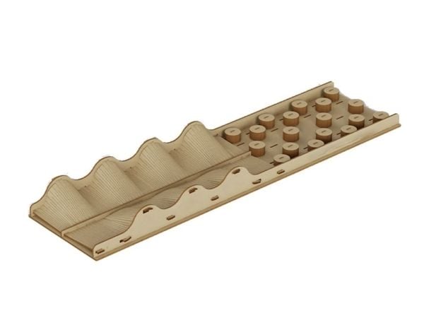 Absima 2320203, Crawler obstacle, MDF, Brun