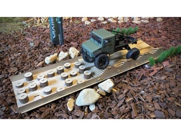 Absima 2320203, Crawler obstacle, MDF, Brun