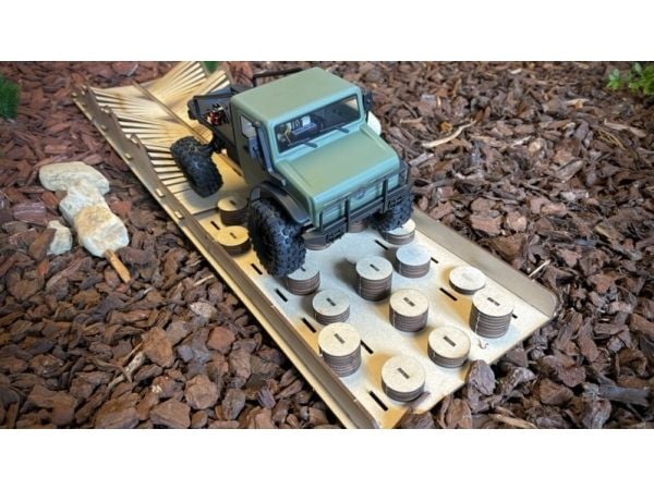Absima 2320203, Crawler obstacle, MDF, Brun