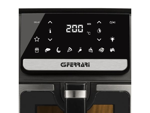 G3 Ferrari G10207, Varmluftsfrityr, 6,5 l, 1,5 kg, 40 °C, 200 °C, 60 min