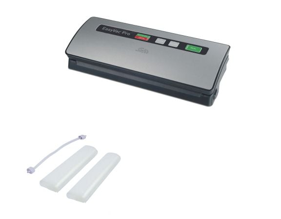 Solis Easy Vac Pro 569, Svart, Sølv, 800 mbar, 120 W, 1,45 kg, 365 x 142 x 70 mm, 10 mm
