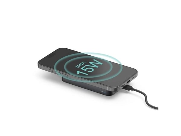 Hama 00201752, 10000 mAh, Power Delivery 3.0, Trådløs lading, Antrasitt