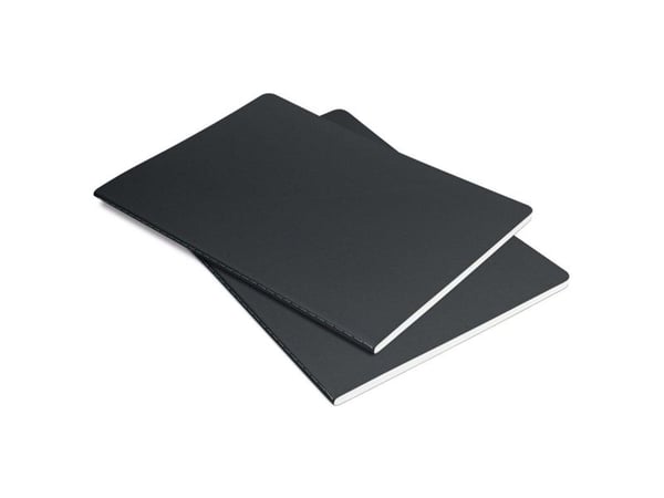Sigel LS307, Monokromatisk, Mørkegrå, Lysegrå, A5, 68 ark, 80 g/m², Linjerte ark