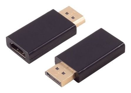 S/CONN maximum connectivity 10-01025, HDMI Type A (Standard), DisplayPort, Svart