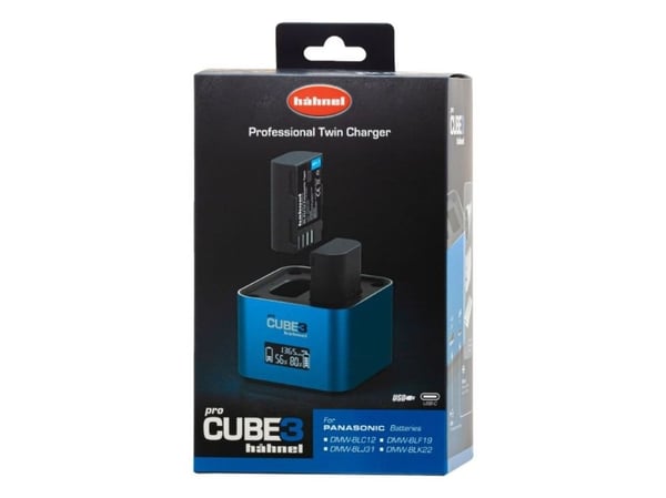 Hähnel ProCube 3 Tvillingladdare Panasonic