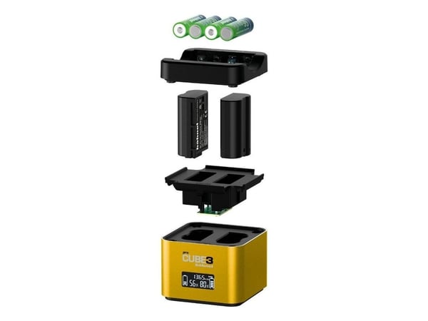 Hähnel ProCube 3 Kaksoislaturi Nikon