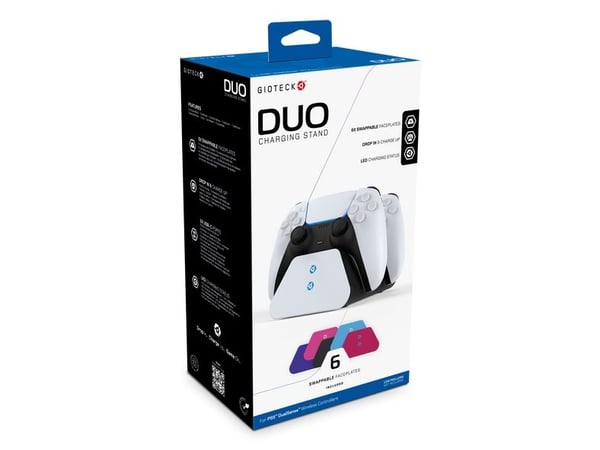 Gioteck Dual-kontroller ladestasjon for PlayStation 5