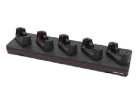 Honeywell - Håndholdt ladestativ + strømadapter - oppstartet, standard - utgangskontakter: 5 - for Honeywell CT30 XP