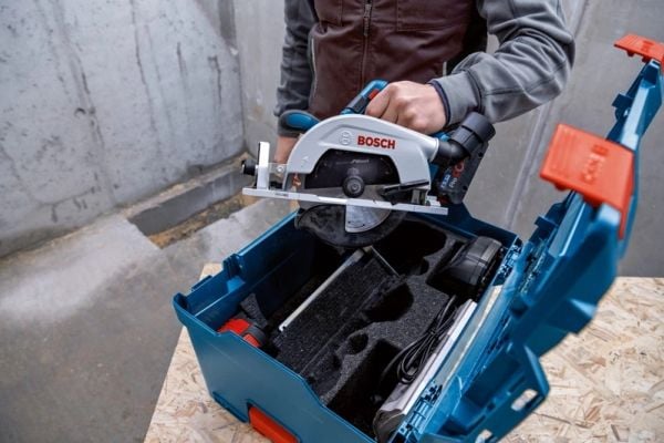 Bosch GKS 18V-57-2 L PROFESSIONAL, Tre, Svart, Blå, Sølv, Børsteløs, 16,5 cm, 5000 RPM, 5,7 cm - SOLO