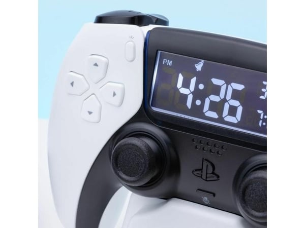 Paladone PP9405PS, Digital vekkerklokke, Svart, Hvit, 12 timers, LCD, 158 mm, 1 stykker