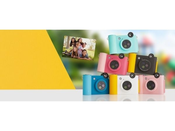 Kodak Smile+, 50,8 x 76,2 mm, Hvit, Gult, Filter, MicroSD (TransFlash), 5 MP, Automatisk
