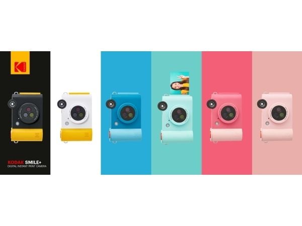 Kodak Smile+, 50,8 x 76,2 mm, Hvit, Gult, Filter, MicroSD (TransFlash), 5 MP, Automatisk