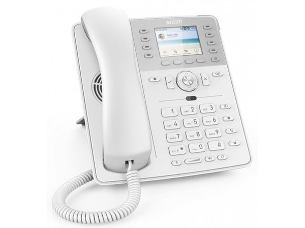 snom D735 - VoIP-telefon - 3-riktad samtalsförmåg - SIP, RTCP - 12 linjer - vit