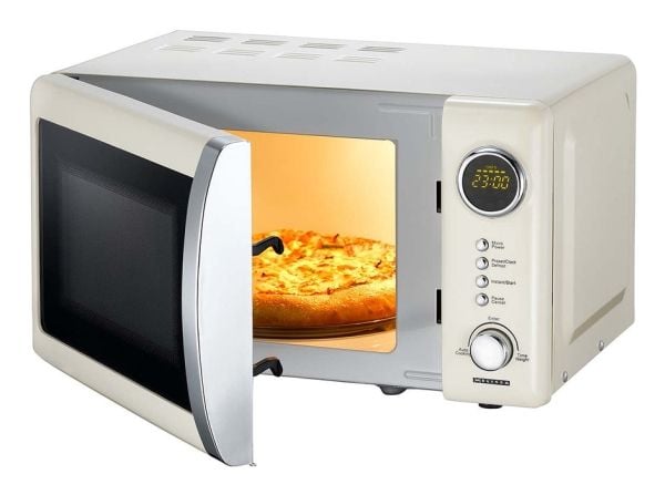 Melissa 16330108, Benkeplate, Solo mikrobølge ovn, 20 l, 700 W, Innebygd skjerm, LED