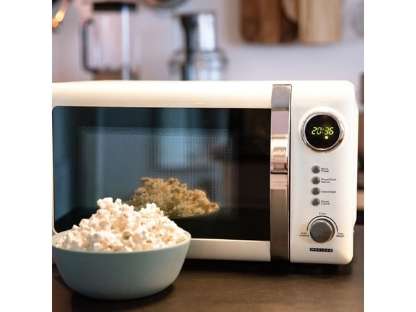 Melissa 16330108, Benkeplate, Solo mikrobølge ovn, 20 l, 700 W, Innebygd skjerm, LED