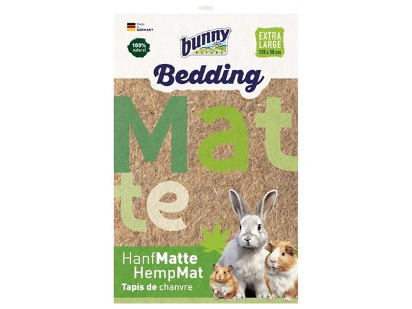Bunny nature bedding måtte Extra Large - Hamp