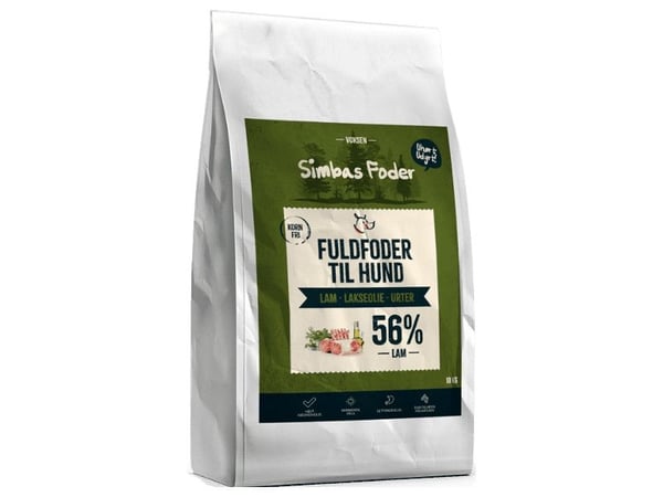 Simbas Foder Viljaton koiranruoka karitsan kanssa 10 kg