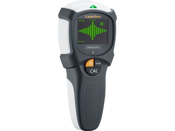 Laserliner Locator MultiScanner Plus 080.967A Havaintokyky max. 120 mm Soveltuu rautametalleille , puulle, muoville , ei-rautametalleille ,