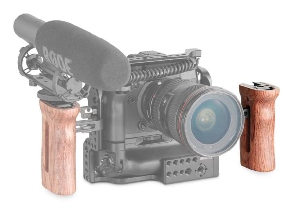 SmallRig HSN2093C, Håndtak, Svart, Tre, Aluminium, Rosen-tre, 1/4-20", 105 mm, 69 mm
