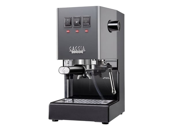 Gaggia E24, Espressokone, 2,1 L, Kahvinappi, Jauhettu kahvi, 1200 W, Harmaa