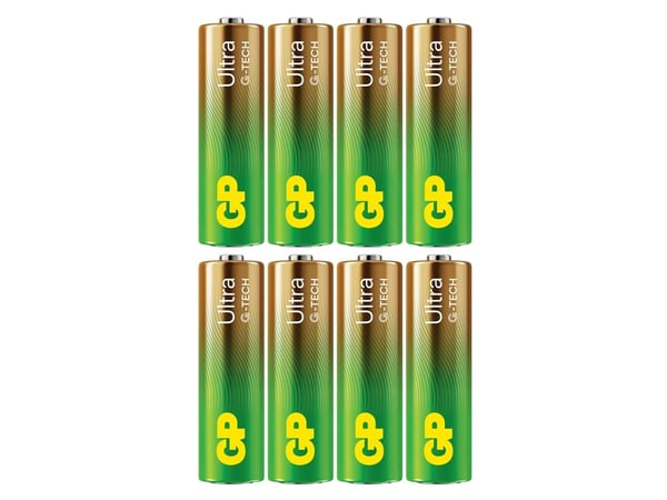 Alkaliparisto AA / LR6 GP Super Alkaline G-TECH - 8 kappaletta