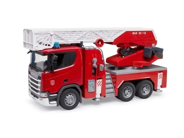 Bruder Scania Super 560R Brandbil med stige, pumpe og lys & lyd legetøj