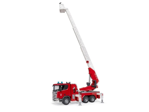 Bruder Scania Super 560R Brandbil med stige, pumpe og lys & lyd legetøj