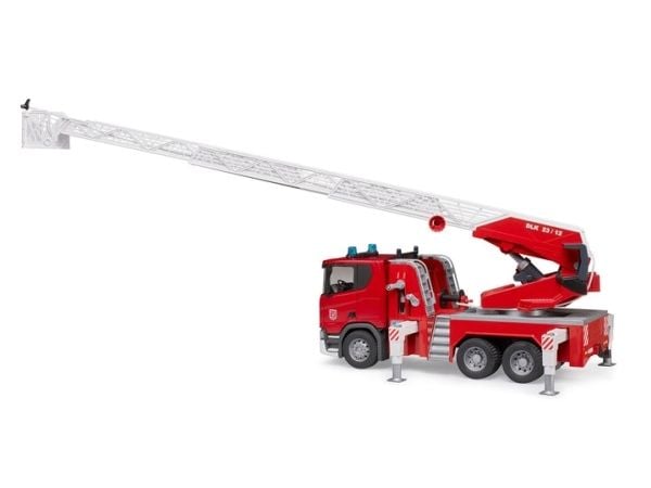 Bruder Scania Super 560R Brandbil med stige, pumpe og lys & lyd legetøj